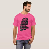 女性にフェミニズムを促進する強い女性の権利 Tシャツ (正面フル)