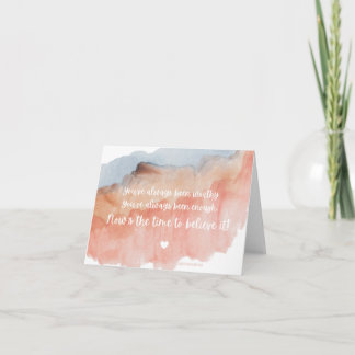 女性に力を与えるノート ノートカード