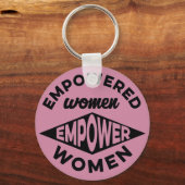 女性に力を与える力を与える キーホルダー (正面)