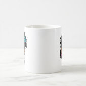 女性に力を与える力を与える コーヒーマグカップ (中央)