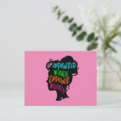 女性に力を与える力を与える ポストカード (スタンド正面)