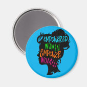 女性に力を与える力を与える マグネット (正面/裏面)