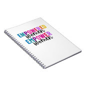 女性に力を与える女性がさらに女性に力を与える ノートブック (右側)