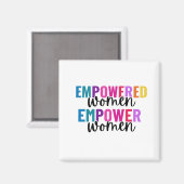 女性に力を与える女性 マグネット (正面/裏面)