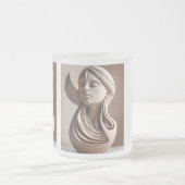 女性に力を与える フロストグラスマグカップ (中央)