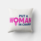 女性に女性主宰装飾用クッション クッション (裏面)