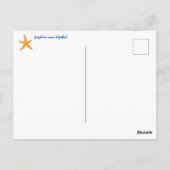 女性に対し最高のて常にカスタマイズ可能なダイバー ポストカード (裏面)