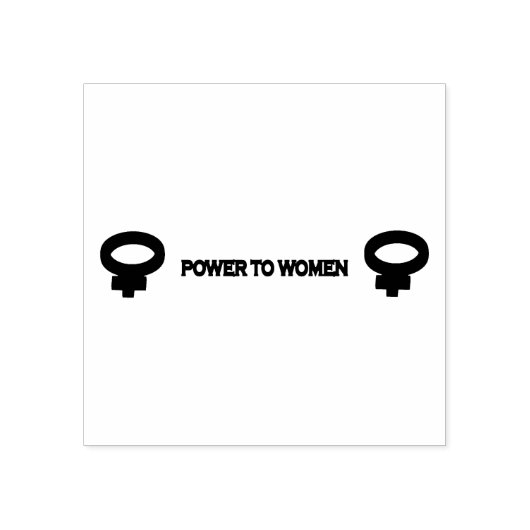 女性に対する力 ラバースタンプ (インプリント)