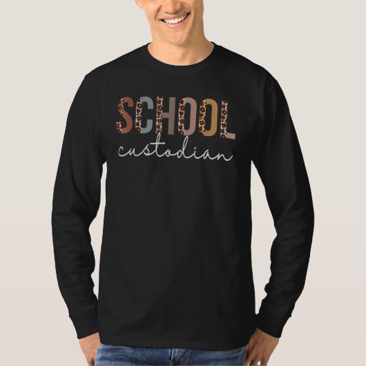 女性に対する学校長のヒョウの感謝 Tシャツ (正面)