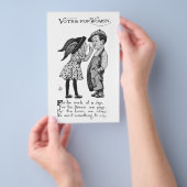 女性に投票権を チラシ (ハンドル)