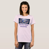 女性に最適な色 Tシャツ (正面フル)