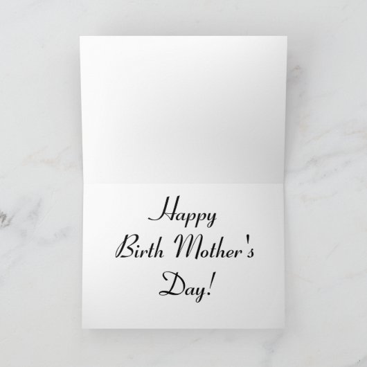 女性に私達は決して十分を感謝していしてもいくないです サンキューカード (内部)