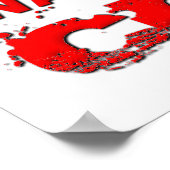 女性に自分のポスターを熱狂する伝えおもしろいる ポスター (角)