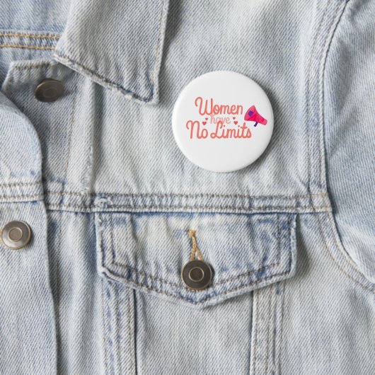女性に限界はない ボタン 缶バッジ (インサイチュ)