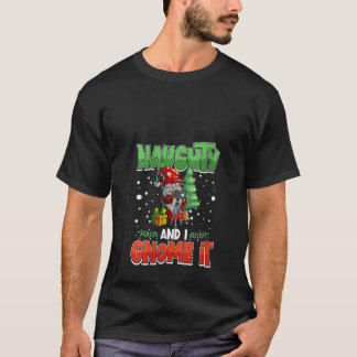 女性のいたずらと私はそれをノームと知っている 女性の3つのクリスマス Tシャツ