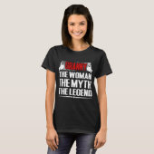 女性のおばあちゃん神話の伝説 Tシャツ (正面フル)