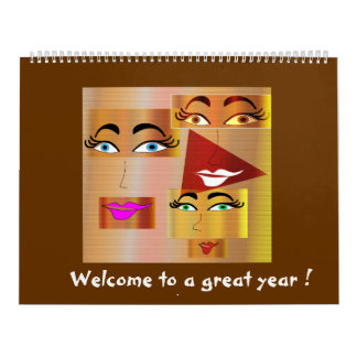 女性のおもしろいなカレンダー カレンダー