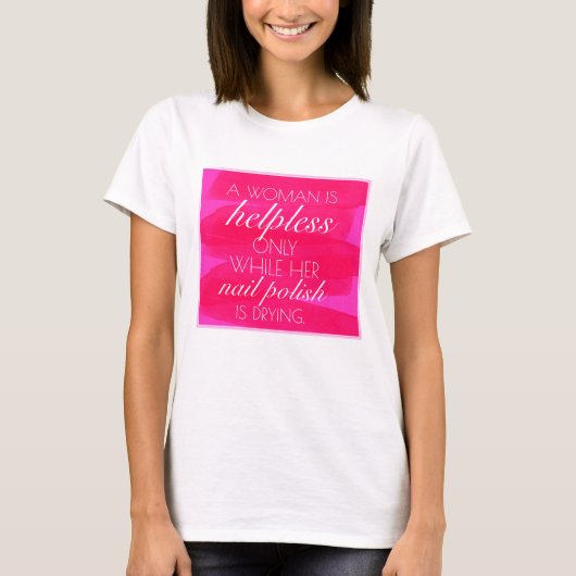女性のおもしろTシャツ Tシャツ (正面)