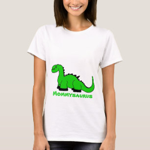 女性のお母さんのためのパーソナライズな恐竜の大人のTシャツ Tシャツ