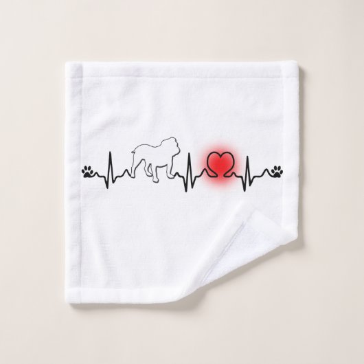 女性のお母さんのための英国のブルドッグの浴室タオルのギフト ウォッシュタオル (ウォッシュタオル)