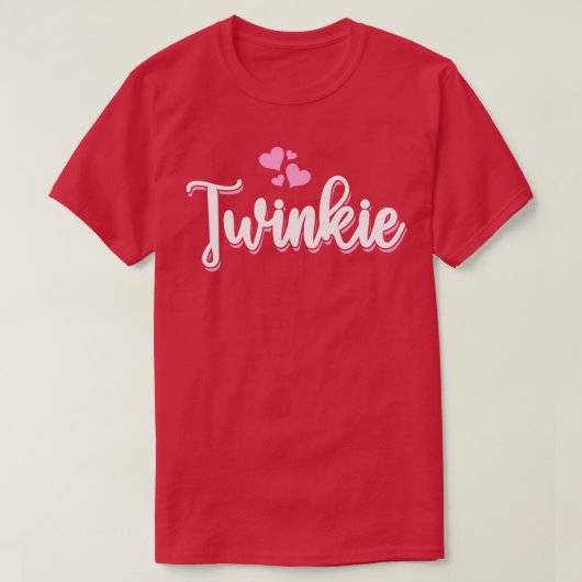 女性のお母さんデー向けTwinkie Tシャツ (デザイン正面)