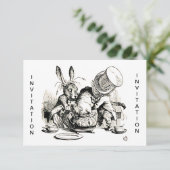 女性のお茶会招待状 - 楽しい時間! 招待状 (スタンド正面)