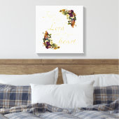 女性のためにあなた方の全てのハートと主を信頼せよ キャンバスプリント (インサイチュ (寝室))