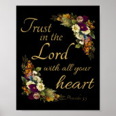 女性のためにあなた方の全てのハートと主を信頼せよ ポスター (正面)