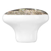 女性のためにもったいぶって歩く野生のトルコ セラミックノブ (側面)