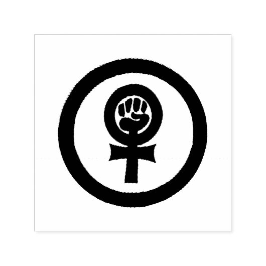 女性のために戦う セルフインキングスタンプ (デザイン)