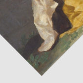 女性のために日傘を持っている若スペインのい男 薄葉紙 (詳細)