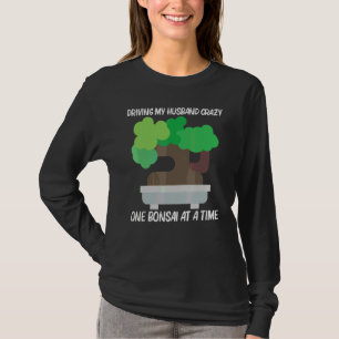 女性のためのおしゃれな盆栽 母の日 樹木 植物 ガーデン Tシャツ