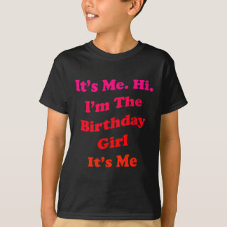 女性のためのおもしろバースデー名言 Tシャツ
