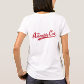 女性のためのアセンブリ呼出しジッパーのフード付きスウェットシャツ Tシャツ (裏面)