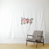 女性のためのイースター春の花Pattern Eas タペストリー (インサイチュ(横))