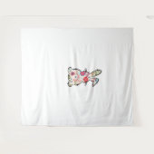 女性のためのイースター春の花Pattern Eas タペストリー (正面(横))