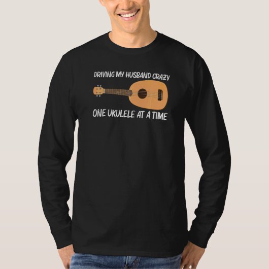 女性のためのウクレレ お母さん 音楽 楽器 Tシャツ (正面)