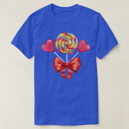 女性のためのキャンディカネストメンズスイーツとキャンディ Tシャツ (デザイン正面)