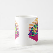 女性のためのキルティング ヴィンテージキルティング愛好家 コーヒーマグカップ (中央)