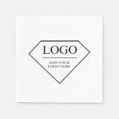 女性のためのギフト追加カスタムロゴ誕生日ママ スタンダードカクテルナプキン (正面)