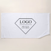 女性のためのギフト追加カスタムロゴ誕生日ママ ビーチタオル (正面)