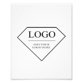 女性のためのギフト追加カスタムロゴ誕生日ママ フォトプリント            (正面)