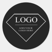 女性のためのギフト追加カスタムロゴ誕生日ママ ラウンドシール (正面)