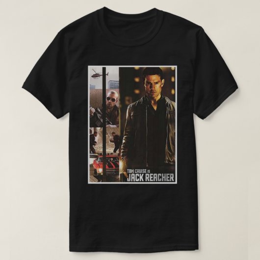 女性のためのギフトJack Reacher TvシリーズのグラフィックTe Tシャツ (デザイン正面)