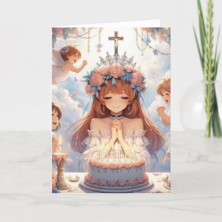 女性のためのクリスチャン誕生日カード サンキューカード