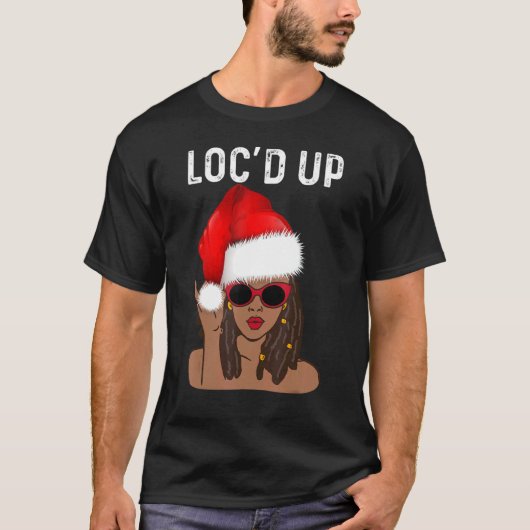 女性のためのクリスマスクールのロックReadlocksアップ Tシャツ (正面)