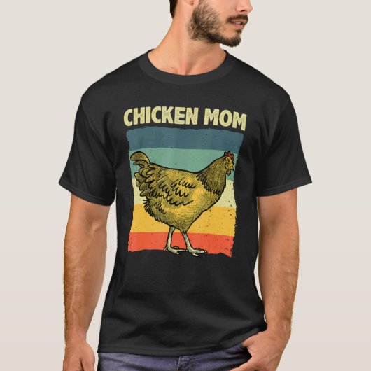 女性のためのクールなニワトリの母、養鶏家、養鶏場 Tシャツ (正面)