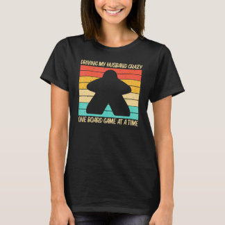 女性のためのクールなボードゲーム ママボードゲーマー ミープル Tシャツ