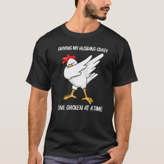 女性のためのクールチキンママダビング家禽P Tシャツ