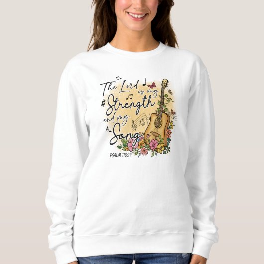 女性のためのグラフィッククリスチャンシャツJesus Sweatshirt スウェットシャツ (正面)